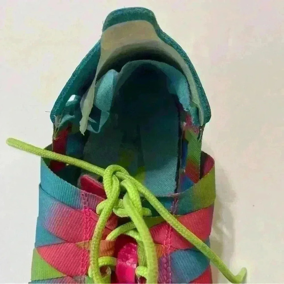 Nike Womens Juvenate Woven PRM Multicolor Lace Up Low Top Sneaker Size 7.5 - Picture 4 of 10